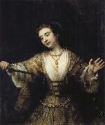 REMBRANDT Harmenszoon van Rijn Lucretia oil painting reproduction